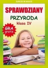 okładka Sprawdziany Przyroda klasa 4 w.2018 książka | Grzegorz Wrocławski