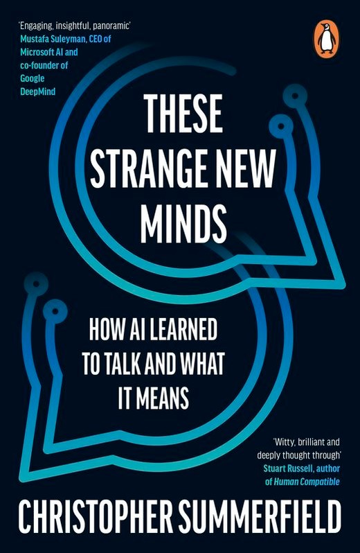 okładka These Strange New Minds książka | Christopher Summerfield