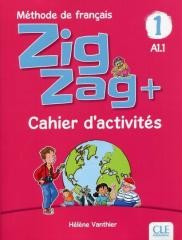 okładka Zig Zag plus 1 A1.1 ćwiczenia CLE książka | Vanthier Helene