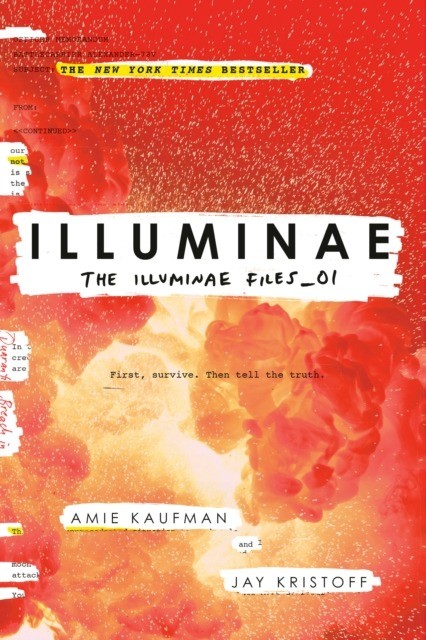 okładka Illuminae wer. angielska książka | Amie Kaufman