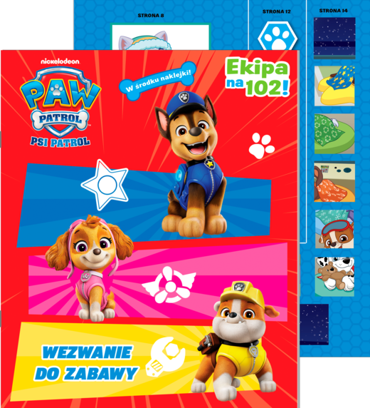 okładka Wezwanie do zabawy. Psi Patrol. Ekipa na 102! książka | Opracowanie zbiorowe