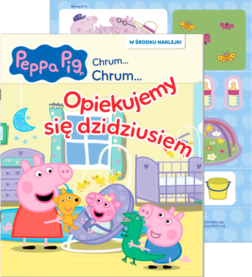 okładka Opiekujemy się dzidziusiem. Świnka Peppa. Chrum... Chrum... książka | Opracowanie zbiorowe