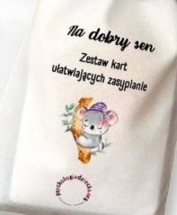 okładka Na dobry sen. Zestaw kart ułatwiający zasypianie książka | Praca Zbiorowa