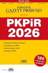 okładka PKPiR 2026. Podatki 8/2025 książka | Praca Zbiorowa