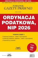 okładka Ordynacja podatkowa, NIP 2026. Podatki książka | Praca Zbiorowa