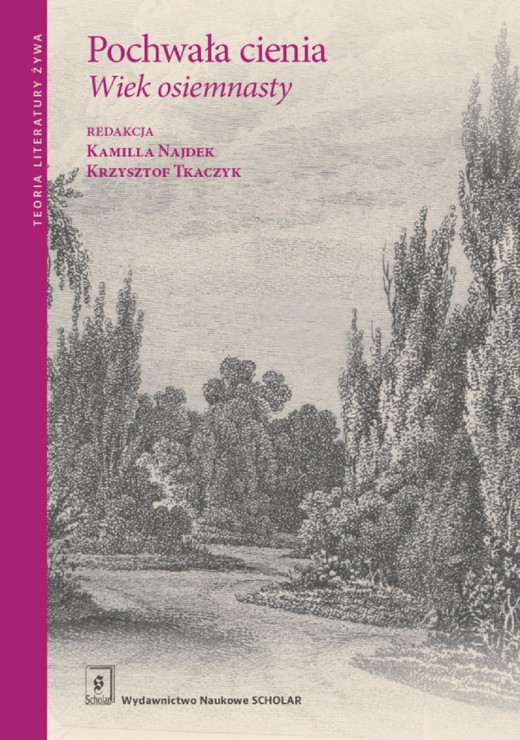 okładka Pochwała cienia ebook | pdf | Kamila Najdek, Krzysztof Tkaczyk