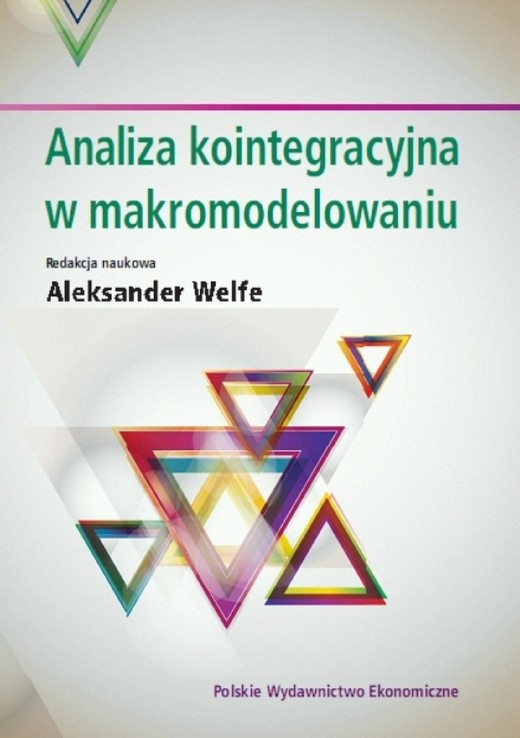 okładka Analiza kointegracyjna w makromodelowaniu ebook | pdf | Aleksander Welfe