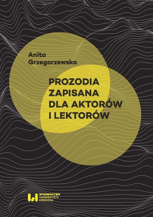 okładka Prozodia zapisana dla aktorów i lektorów ebook | pdf | Anita Grzegorzewska