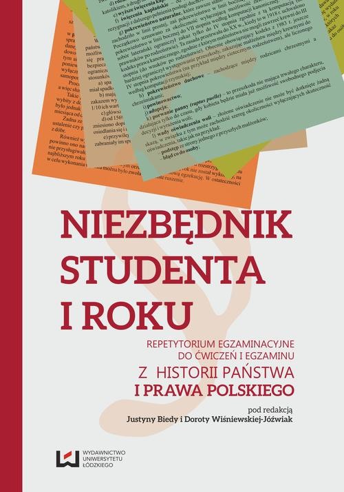 okładka Niezbędnik studenta I roku. Repetytorium egzaminacyjne do ćwiczeń i egzaminu z historii państwa i prawa polskiego ebook | pdf | Opracowania Zbiorowe