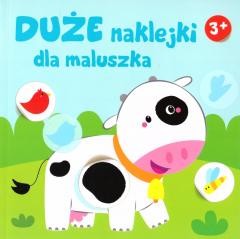 okładka Duże naklejki dla maluszka 3+ - Krówka książka | Praca Zbiorowa