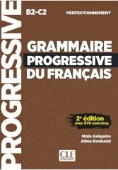 okładka Grammaire progressive du Francais.. B2-C2 + online książka | Alina Kostucki, Gregoire Maia