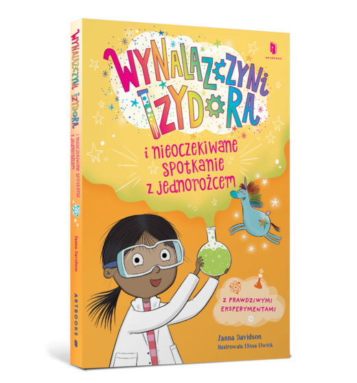 okładka Wynalazczyni Izydora i nieoczekiwane spotkanie z jednorożcem książka | Zanna Davidson