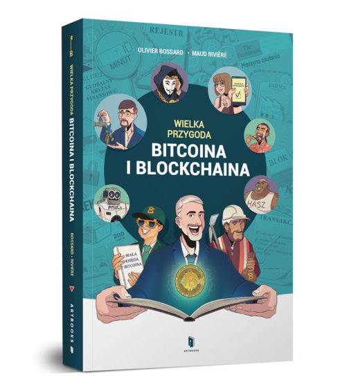 okładka Wielka przygoda bitcoina i blockchaina książka | Bossard Olivier