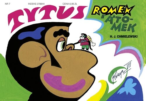 okładka Tytus, Romek i A'Tomek - Księga VII. Tytus poprawia dwójkę z geografii Polski książka | Henryk Chmielewski (Papcio Chmiel)