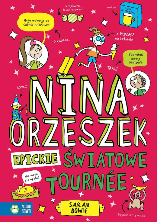 okładka Epickie światowe tournee. Nina Orzeszek książka | Sarah Bowie