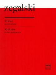 okładka 30 etiud na cztery kotły PWM książka | Jan Zegalski
