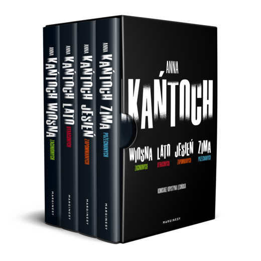 okładka Pakiet Anna Kańtoch: Wiosna zaginionych / Lato utraconych / Jesień zapomnianych / Zima pożegnanych. Krystyna Lesińska. Tom 1-4 książka | Anna Kańtoch