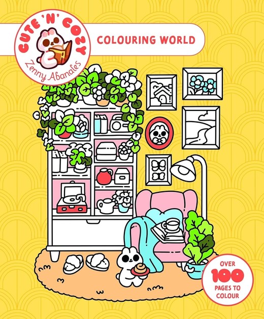 okładka Cute 'n' Cozy Colouring World książka | Zenny Abanales
