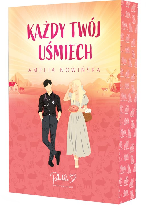 okładka Każdy twój uśmiech. Barwione brzegi książka | Amelia Nowińska