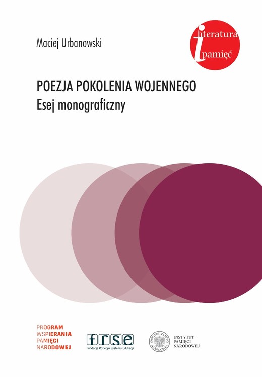 okładka Poezja pokolenia wojennego. Esej monograficzny ebook | epub, mobi | Maciej Urbanowski
