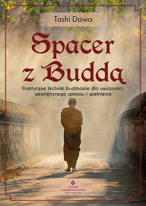 okładka Spacer z Buddą. Praktyczne techniki buddyjskie dla uważności, wewnętrznego spokoju i spełnienia książka | Dawa Tashi