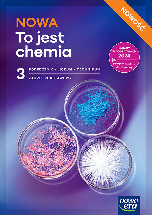 okładka Nowa chemia podręcznik 3 liceum i technikum zakres podstawowy edycja 2026 książka | Agnieszka Hass, Janusz Mrzigod