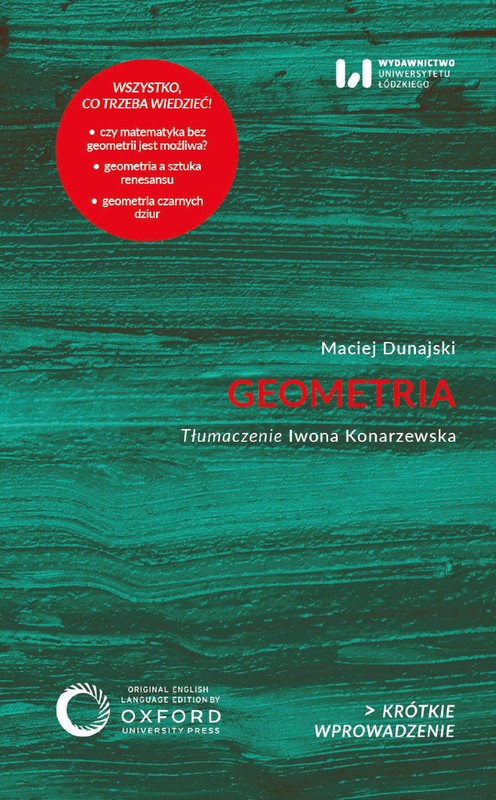 okładka Geometria ebook | epub, mobi, pdf | Maciej Dunajski