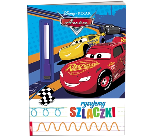 okładka Disney Auta Rysujemy szlaczki KSS-9116 książka | Opracowanie zbiorowe