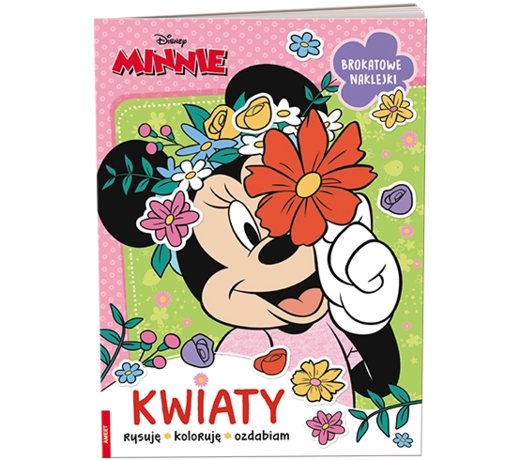 okładka Disney Minnie Kwiaty KWI-9102 książka | Opracowanie zbiorowe