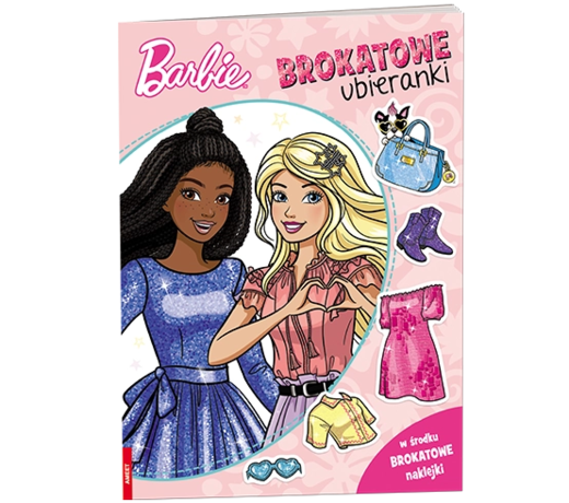 okładka Mattel Barbie Brokatowe ubieranki SDLB-1106 książka | Opracowanie zbiorowe