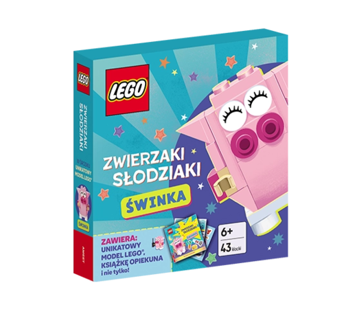 okładka Lego Master Brand Zwierzaki Słodziaki Świnka MDP-6602 książka | Opracowanie zbiorowe
