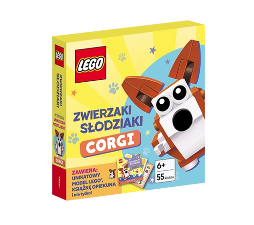 okładka Lego Master Brand Zwierzaki Słodziaki Corgi MDP-6601 książka | Opracowanie zbiorowe