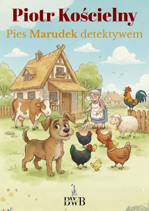 okładka Pies marudek detektywem książka | Piotr Kościelny