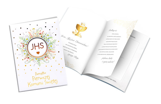 okładka Pamiątka Komunii PMB-0071 książka