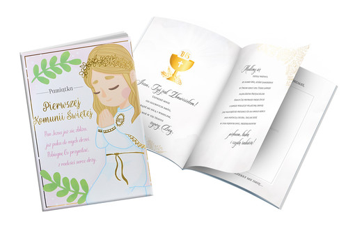 okładka Pamiątka Komunii PMB-0066 książka