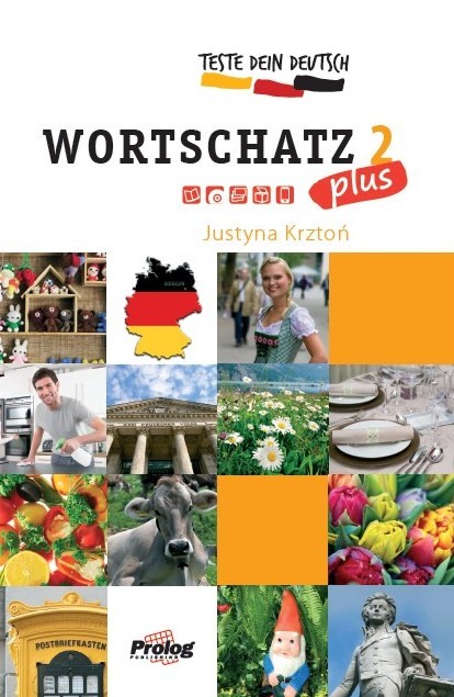 okładka Teste Dein Deutsch PLUS Wortschatz 2 zestaw książka | Justyna Krztoń