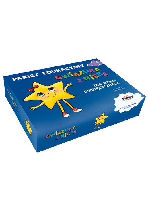 okładka Pakiet edukacyjny Gwiazdka z nieba dla dzieci dwujęzycznych książka | Justyna Krztoń, Rafał Piechocki