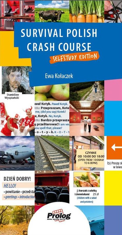 okładka Survival Polish Crash Course Self-study edition+2CD+fiszki książka | Ewa Kołaczek