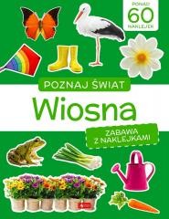 okładka Poznaj świat. Zabawa z naklejkami. Wiosna-2026 książka | Praca Zbiorowa