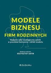 okładka Modele biznesu firm rodzinnych książka | Krzysztof Safin