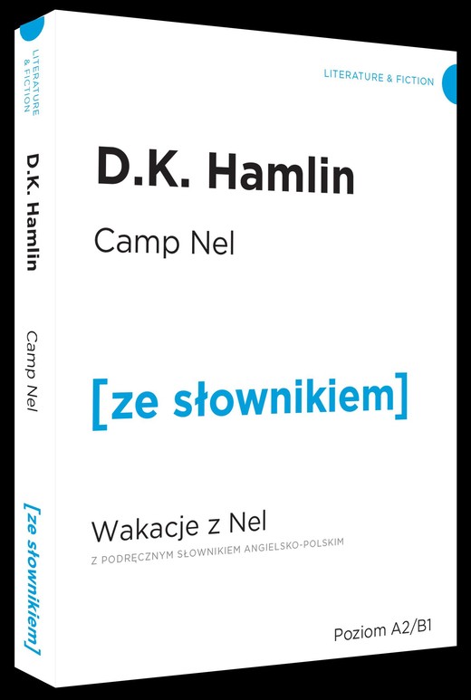 okładka Camp Nel / Wakacje z Nel z podręcznym słownikiem angielsko-polskim książka | Danuta Hamlin