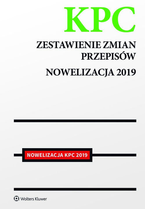okładka Kodeks postępowania cywilnego Zestawienie zmian przepisów książka | Opracowanie zbiorowe
