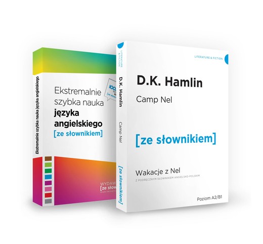 okładka Pakiet Camp Nel i Ekstremalnie szybka nauka języka angielskiego książka | Opracowanie zbiorowe