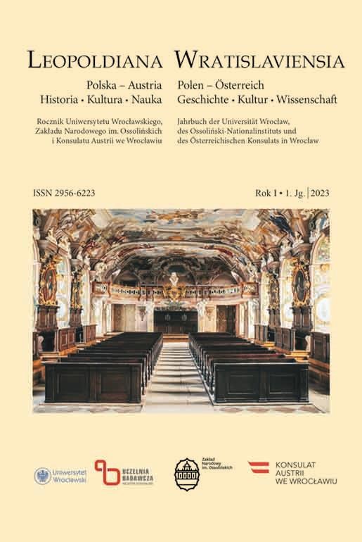 okładka Leopoldiana Wratislaviensia, Rok 1, 2023 książka | Opracowanie zbiorowe