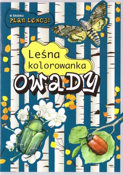 okładka Leśna kolorowanka. Owady książka | Eliza Kalinowska, Kopiec-Sekieta Katarzyna