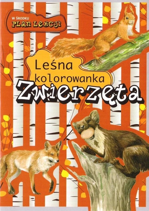 okładka Leśna kolorowanka. Zwierzęta książka | Eliza Goszczyńska, Kopiec-Sekieta Katarzyna