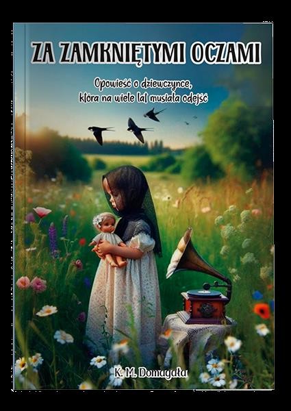 okładka Za zamkniętymi oczami. Opowieść o dziewczynce, która na wiele lat musiała odejść książka | Domagała KatarzynaMaria