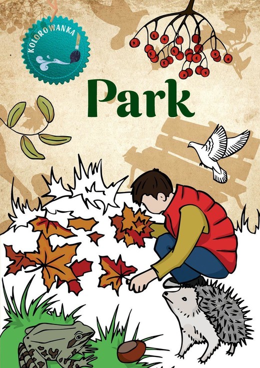 okładka Park. Kolorowanka książka | Kopiec-Sekieta Katarzyna