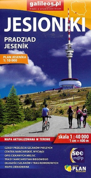 okładka Jesioniki - Pradziad - mapa 2025 książka | Opracowanie zbiorowe