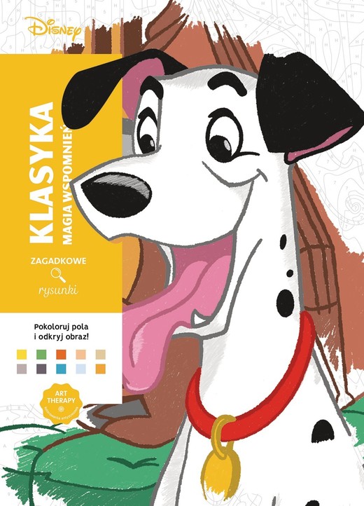 okładka Art therapy. Kolorowanka antystresowa. Disney. Klasyka. Magia wspomnień. Zagadkowe rysunkiArt therapy. Kolorowanka antystresowa. Disney. Klasyka. Magia wspomnień. Zagadkowe rysunki książka